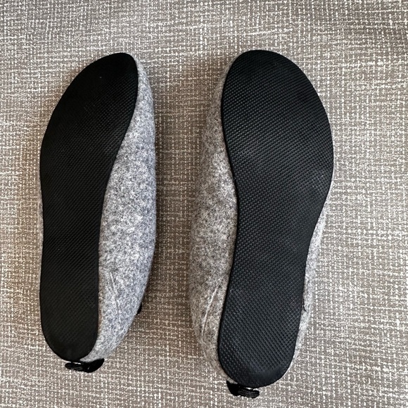 Mahabis Classic Larvik Felt Slippers EU 40 Gray Black Indoor Outdoor - Picture 2 of 13